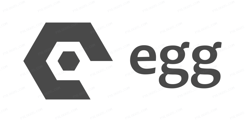 Eggjs Wordmark Logo PNG with transparent background