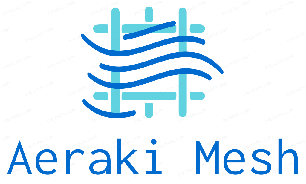 Aeraki Mesh Logo PNG with transparent background