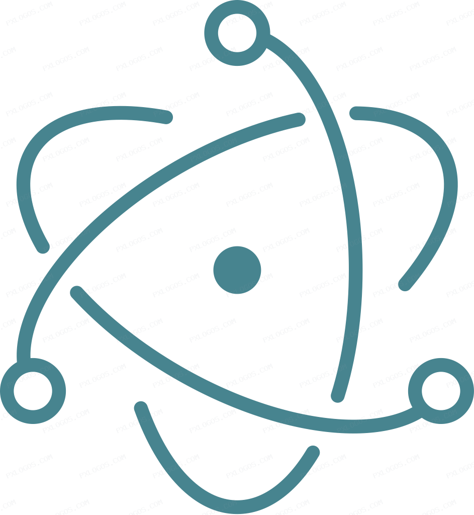 Electron Logo PNG with transparent background