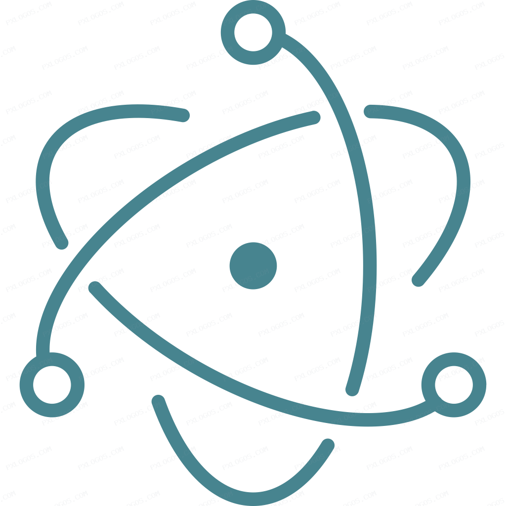 Electronjs Logo PNG with transparent background