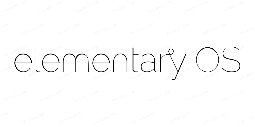 Elementaryio Wordmark Logo PNG with transparent background
