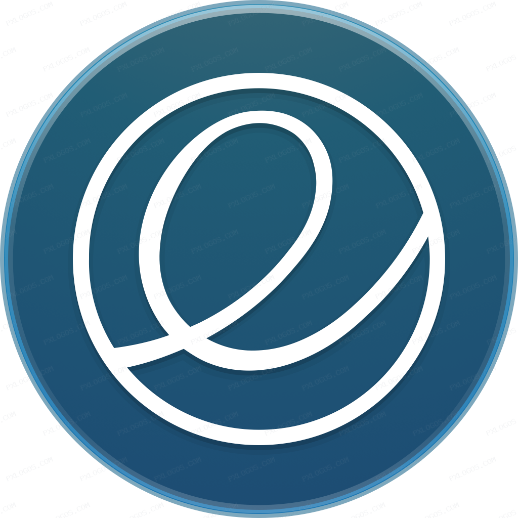 Elementaryio Logo PNG with transparent background