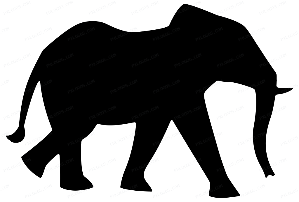 Elephant Logo PNG with transparent background