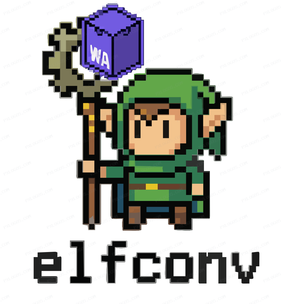 Elfconv Logo PNG with transparent background