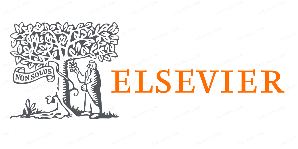 Elsevier Wordmark Logo PNG with transparent background
