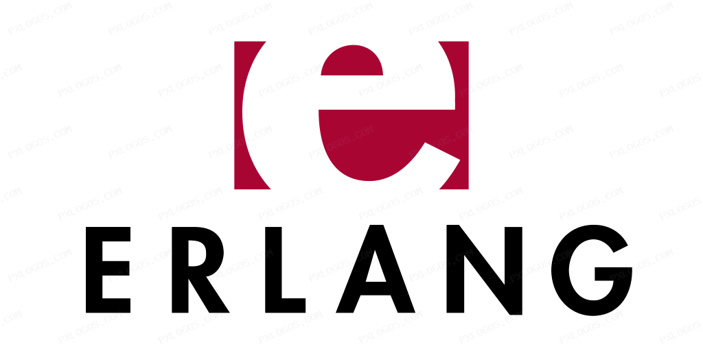 Erlang Wordmark Logo PNG with transparent background