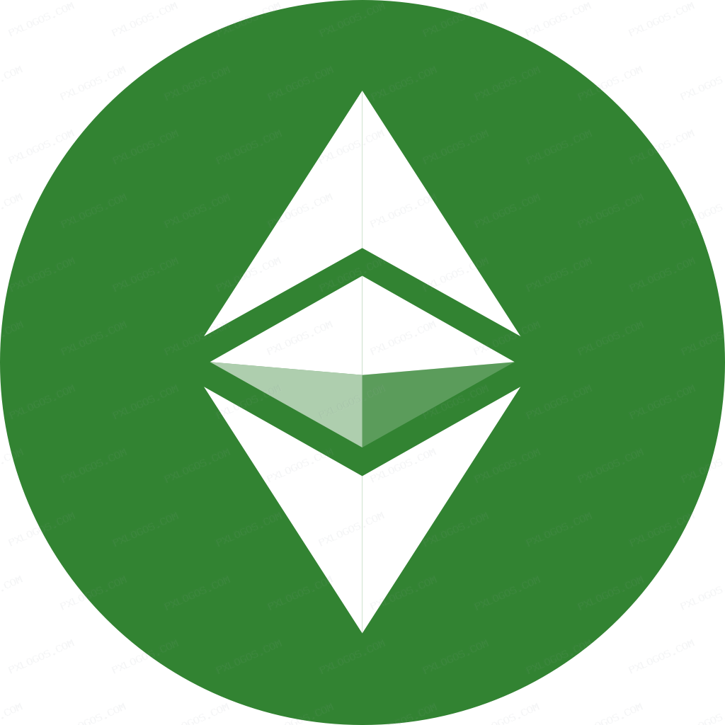 Ethereum Classic Logo PNG with transparent background
