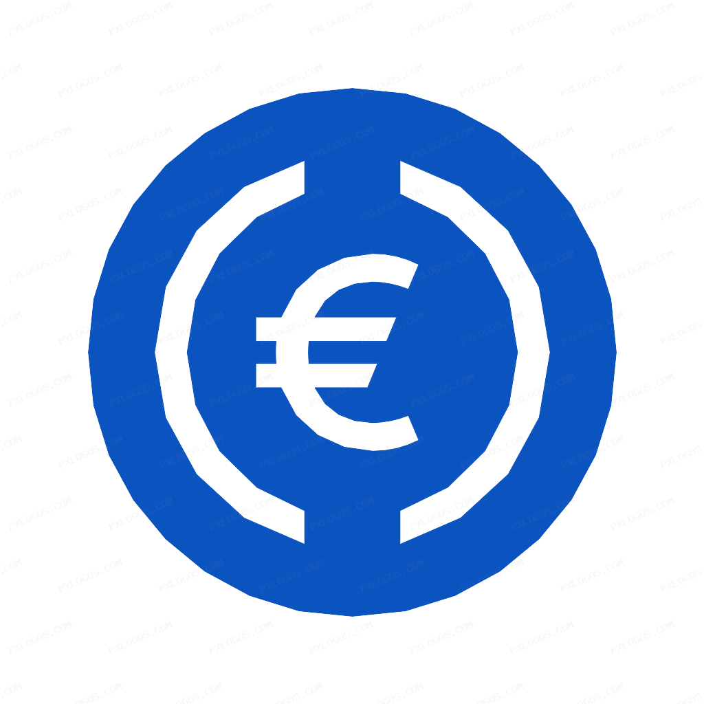 Eurc Logo PNG with transparent background