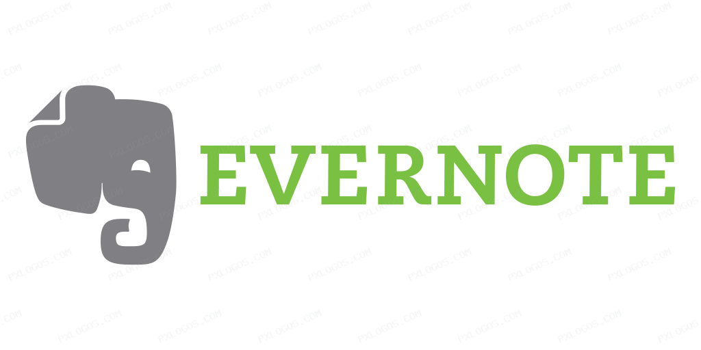 Evernote Wordmark Logo PNG with transparent background