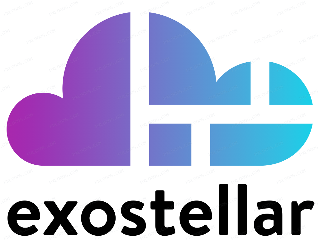 Exostellar Logo PNG with transparent background