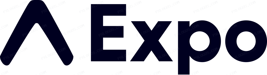 Expo Wordmark Logo PNG with transparent background