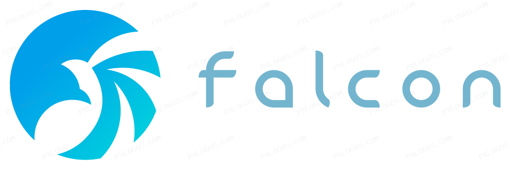 Falcon Logo PNG with transparent background