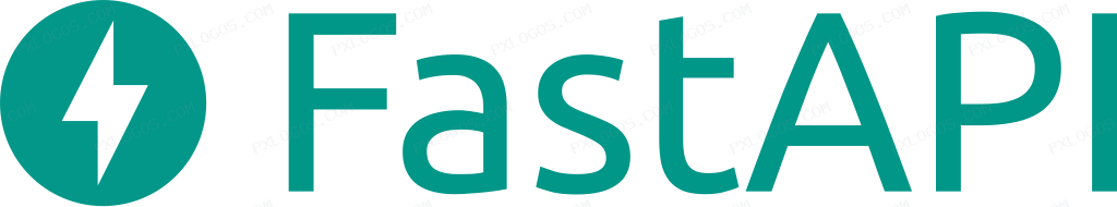 FastAPI Wordmark Logo PNG with transparent background