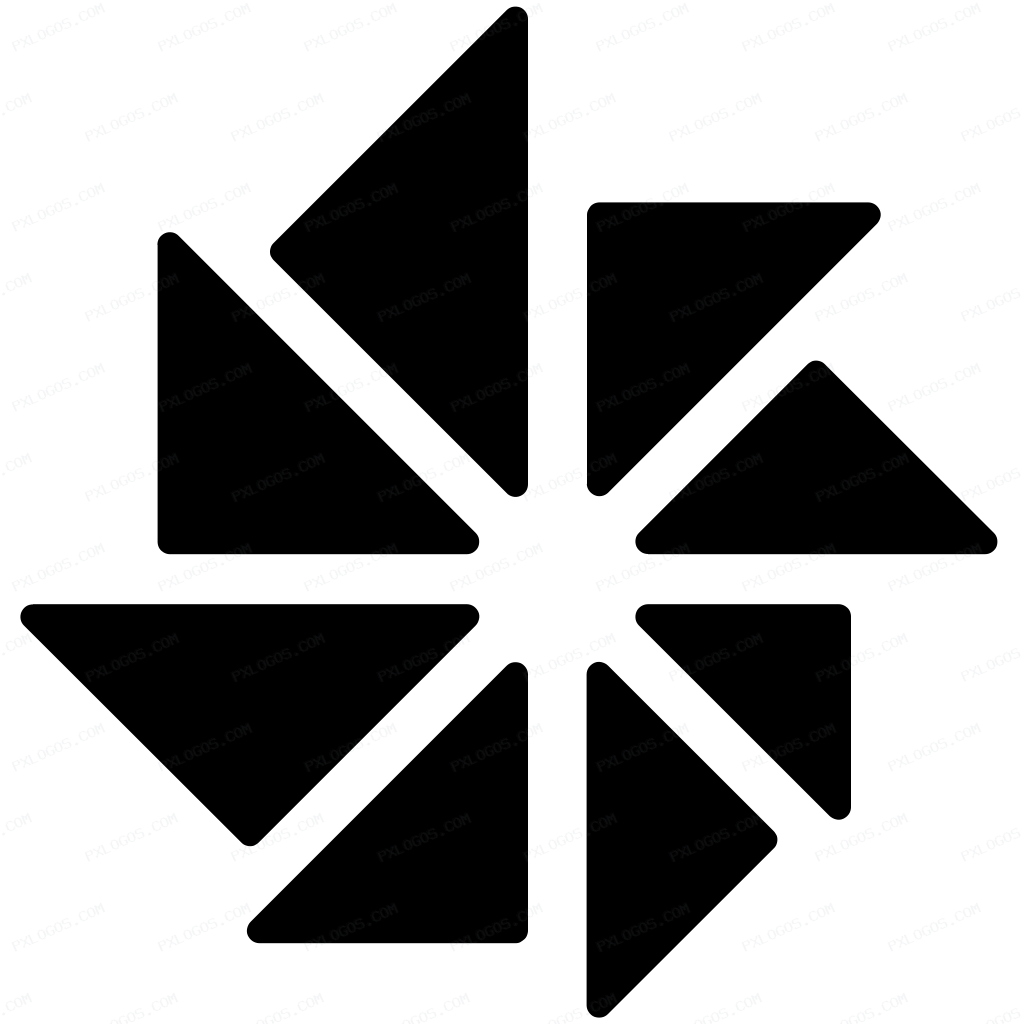 Files Pinwheel Logo PNG with transparent background