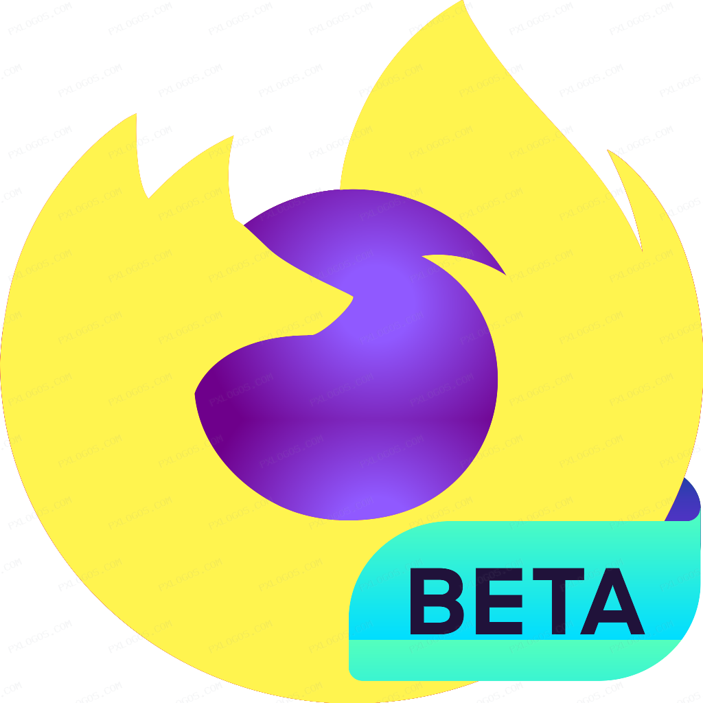 Firefox Beta Logo PNG with transparent background