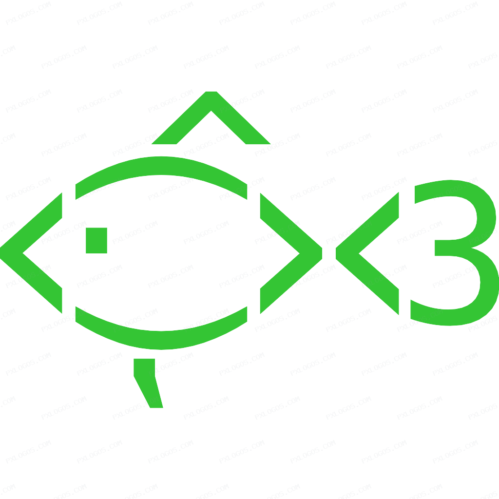 fish shell Logo PNG with transparent background