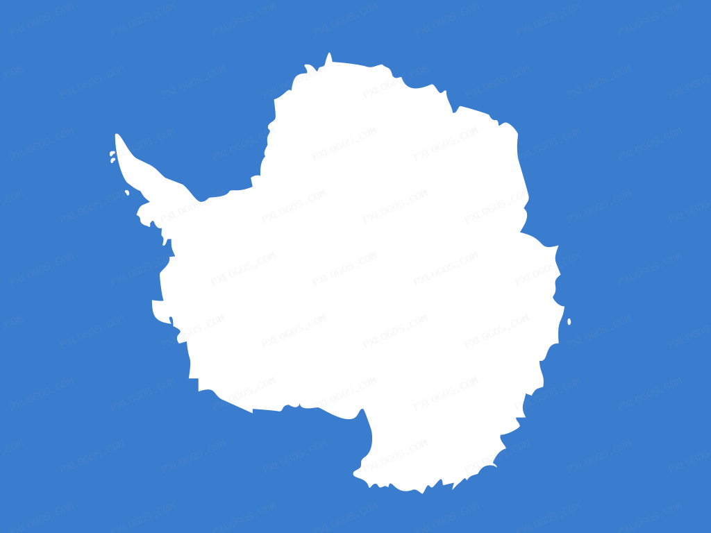 Flag Antarctica Logo PNG with transparent background