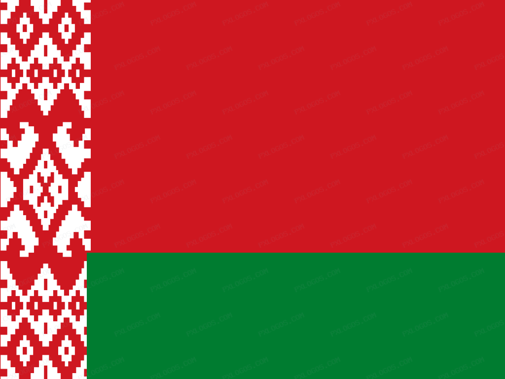 Flag Belarus Logo PNG with transparent background