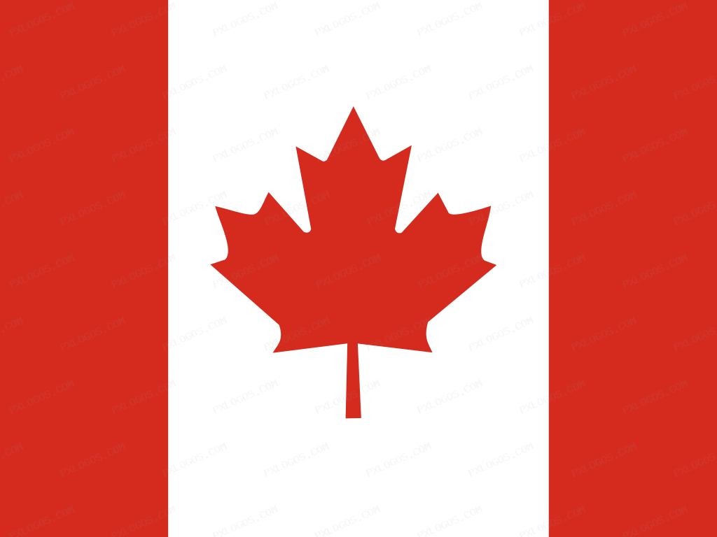 Flag Canada Logo PNG with transparent background
