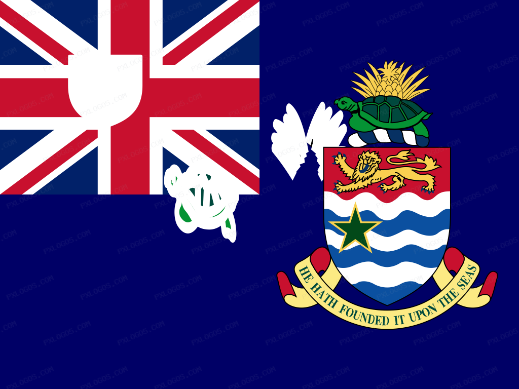 Flag Cayman Islands Logo PNG with transparent background