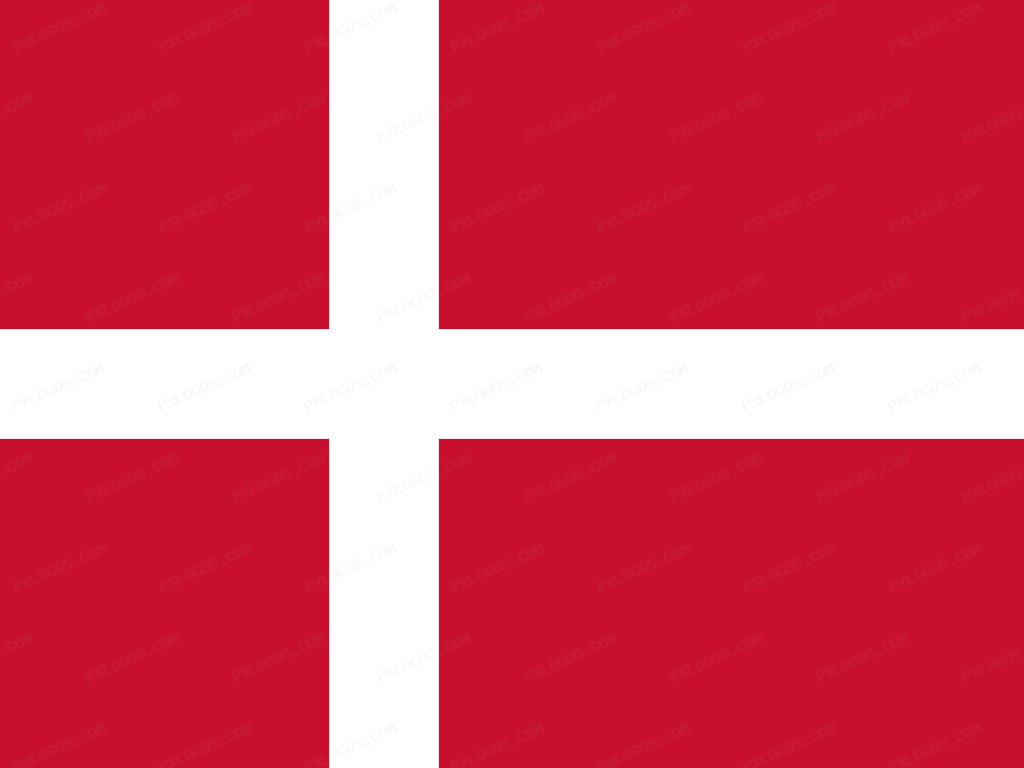 Flag Denmark Logo PNG with transparent background