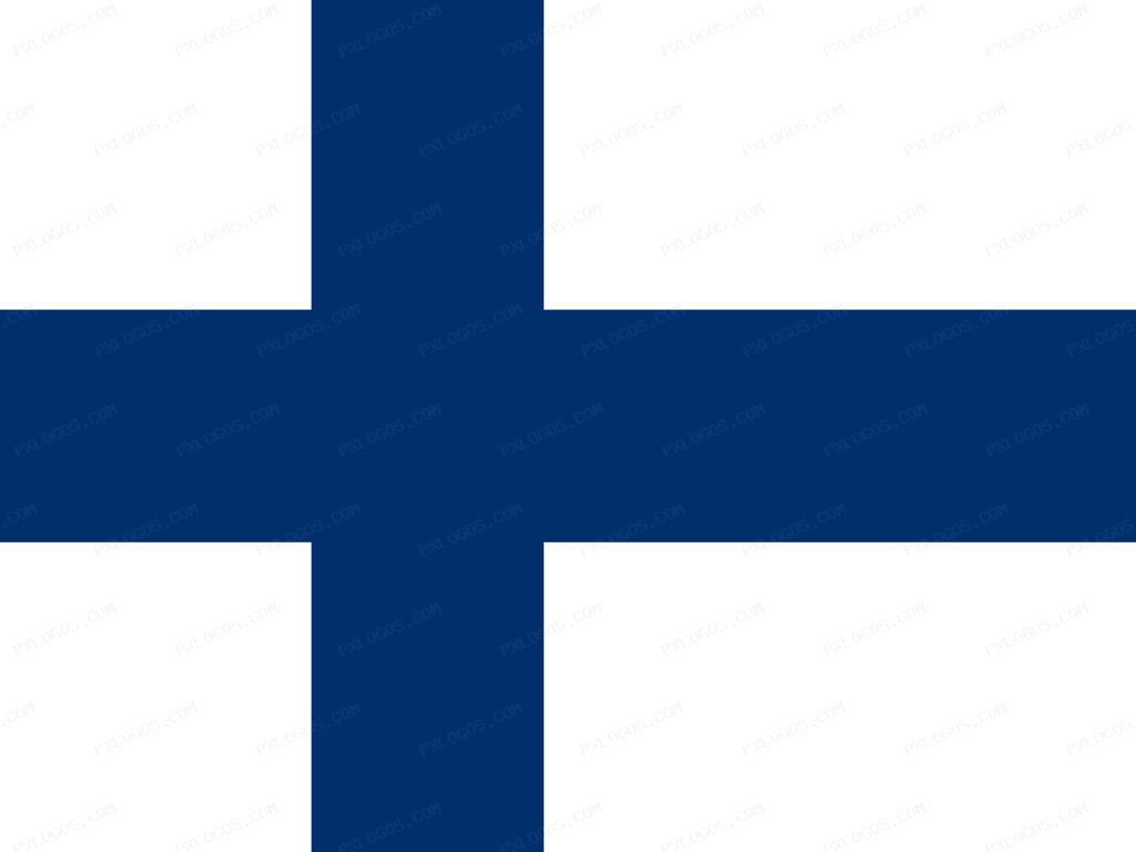 Flag Finland Logo PNG with transparent background