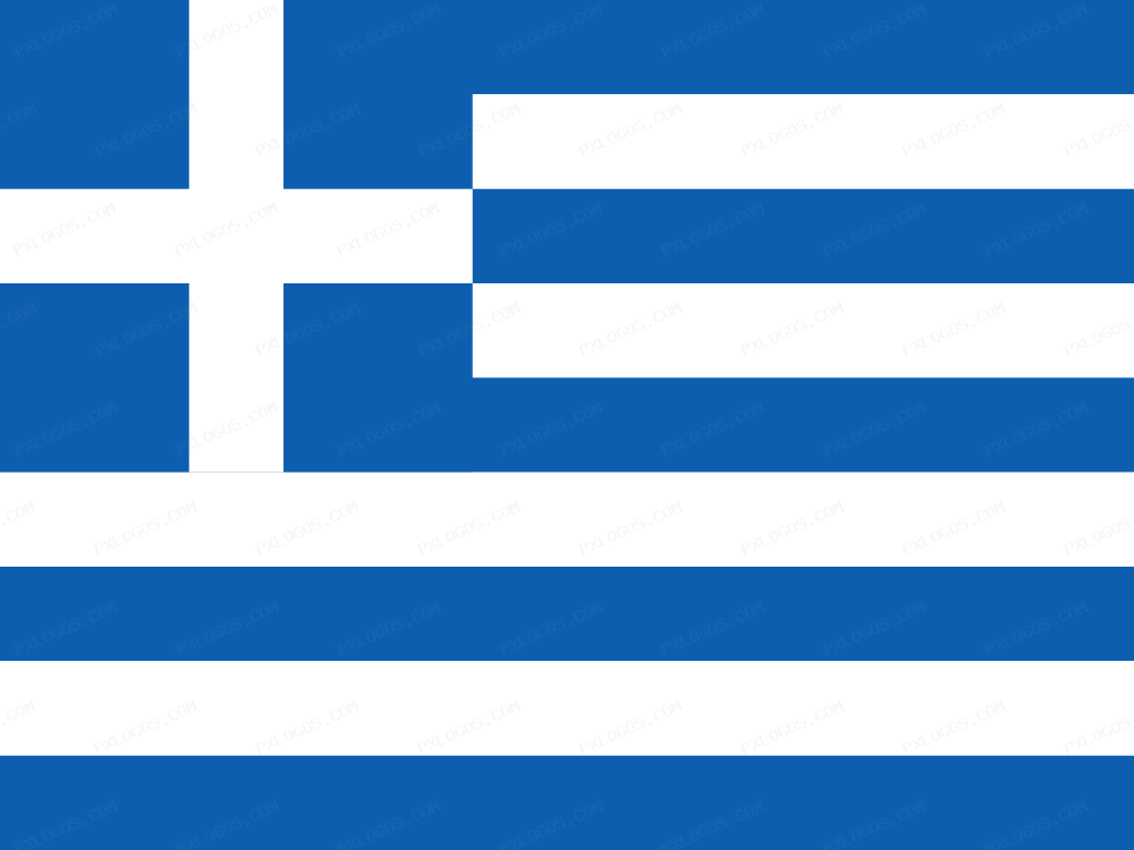 Flag Greece Logo PNG with transparent background