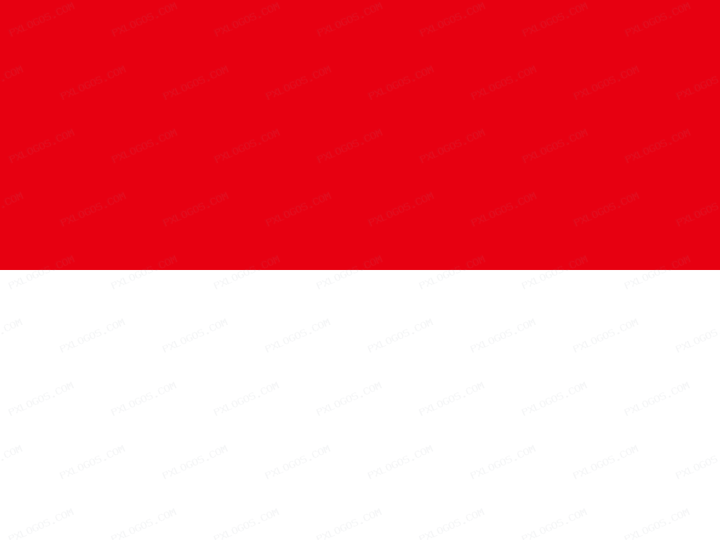 Flag Indonesia Logo PNG with transparent background