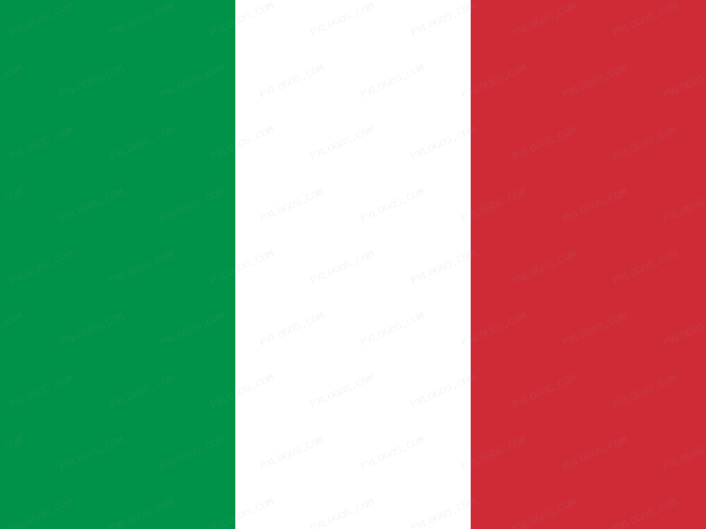 Flag Italy Logo PNG with transparent background