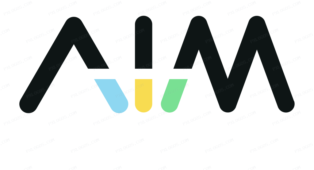 Aim Logo PNG with transparent background