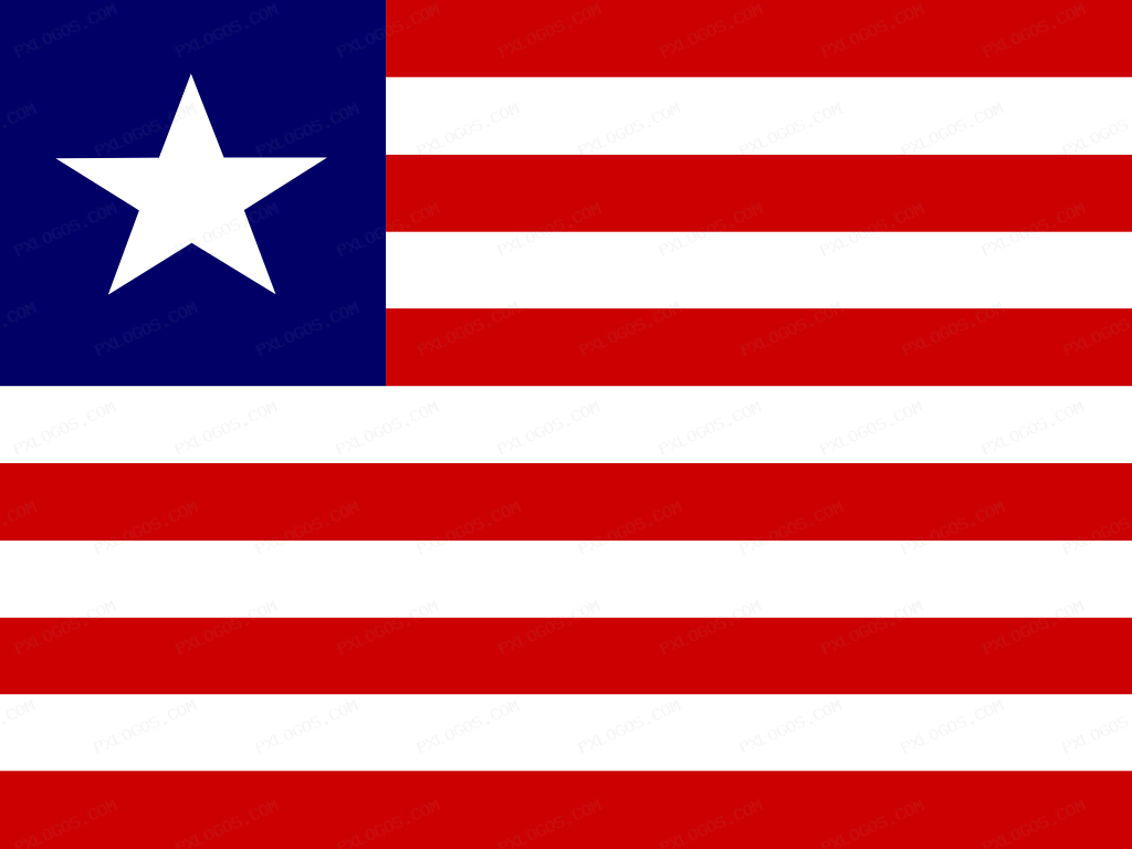 Flag Liberia Logo PNG with transparent background
