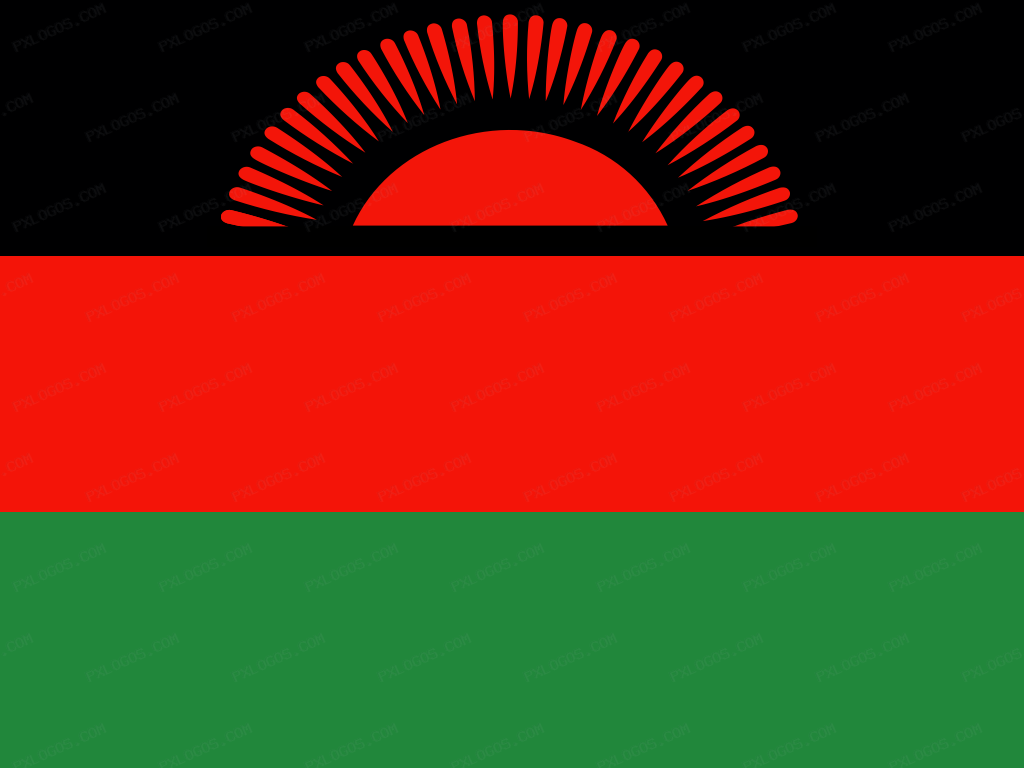 Flag Malawi Logo PNG with transparent background