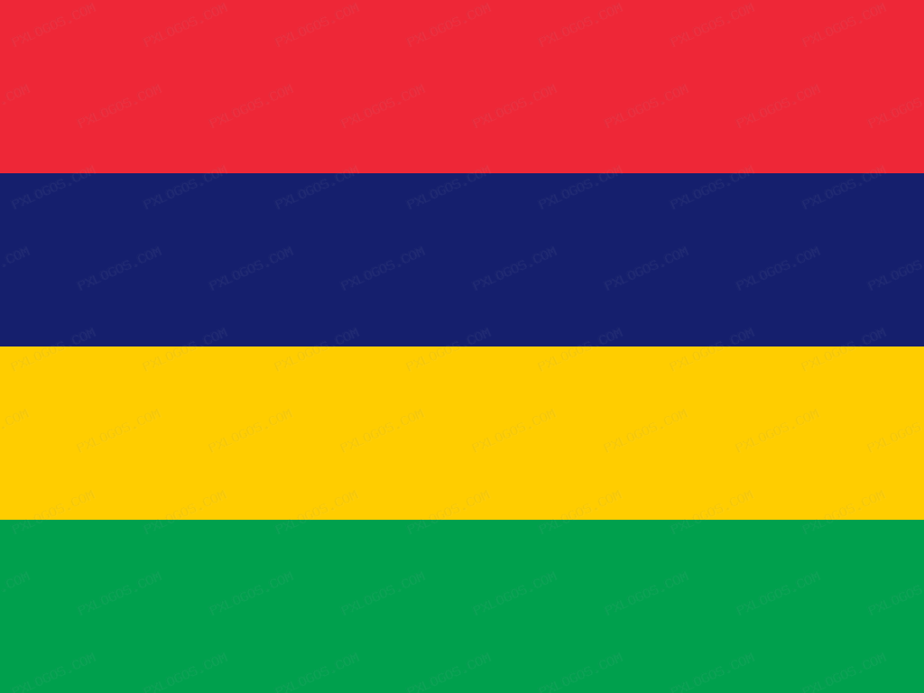 Flag Mauritius Logo PNG with transparent background