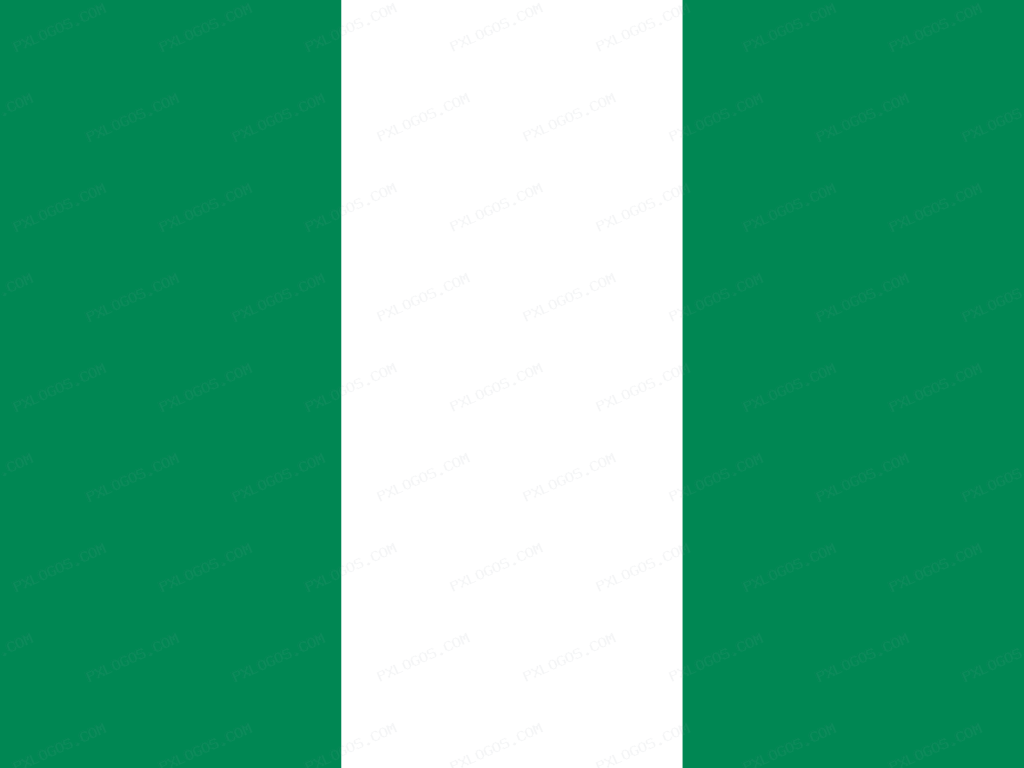 Flag Nigeria Logo PNG with transparent background