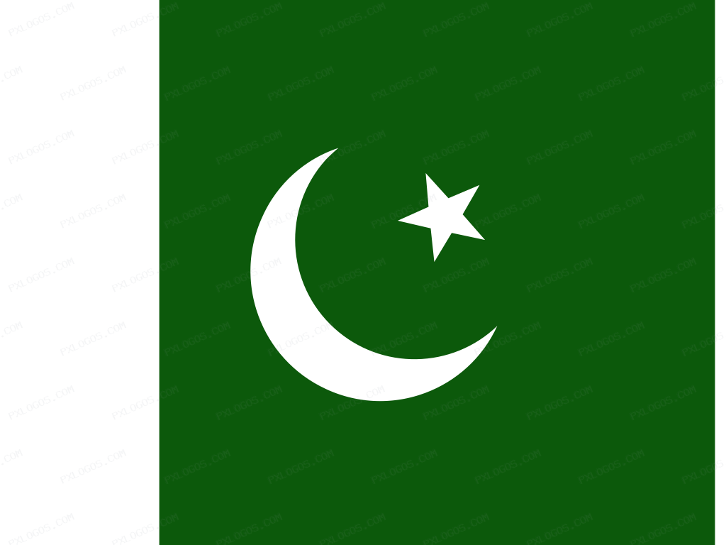 Flag Pakistan Logo PNG with transparent background