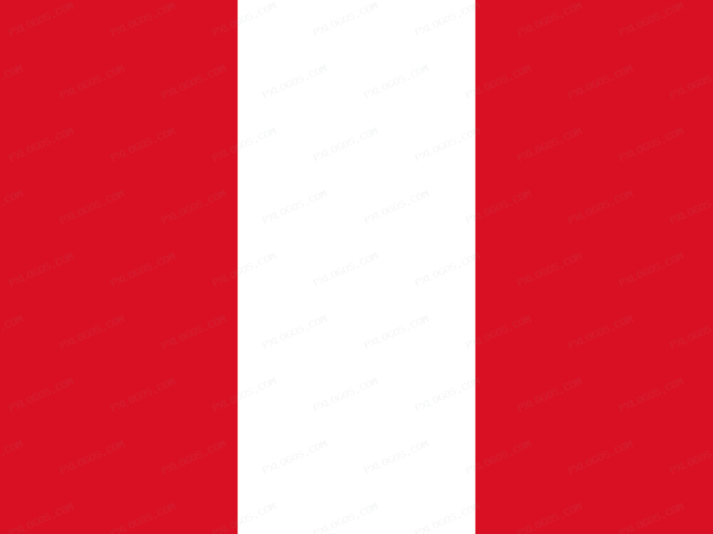 Flag Peru Logo PNG with transparent background
