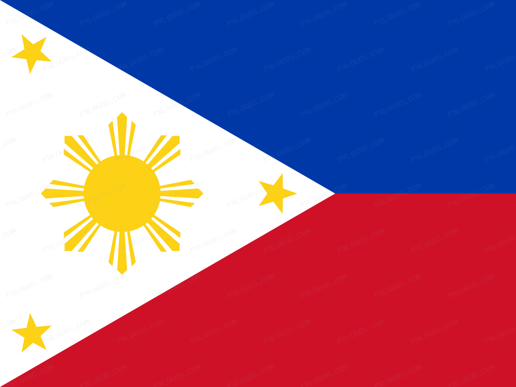 Flag Philippines Logo PNG with transparent background