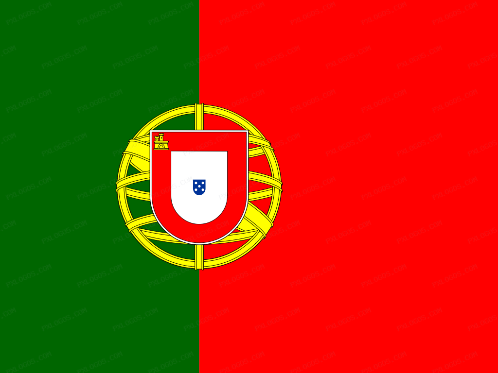 Flag Portugal Logo PNG with transparent background