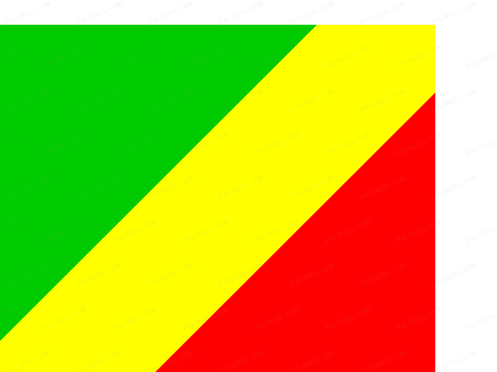 Flag Republic Of The Congo Logo PNG with transparent background