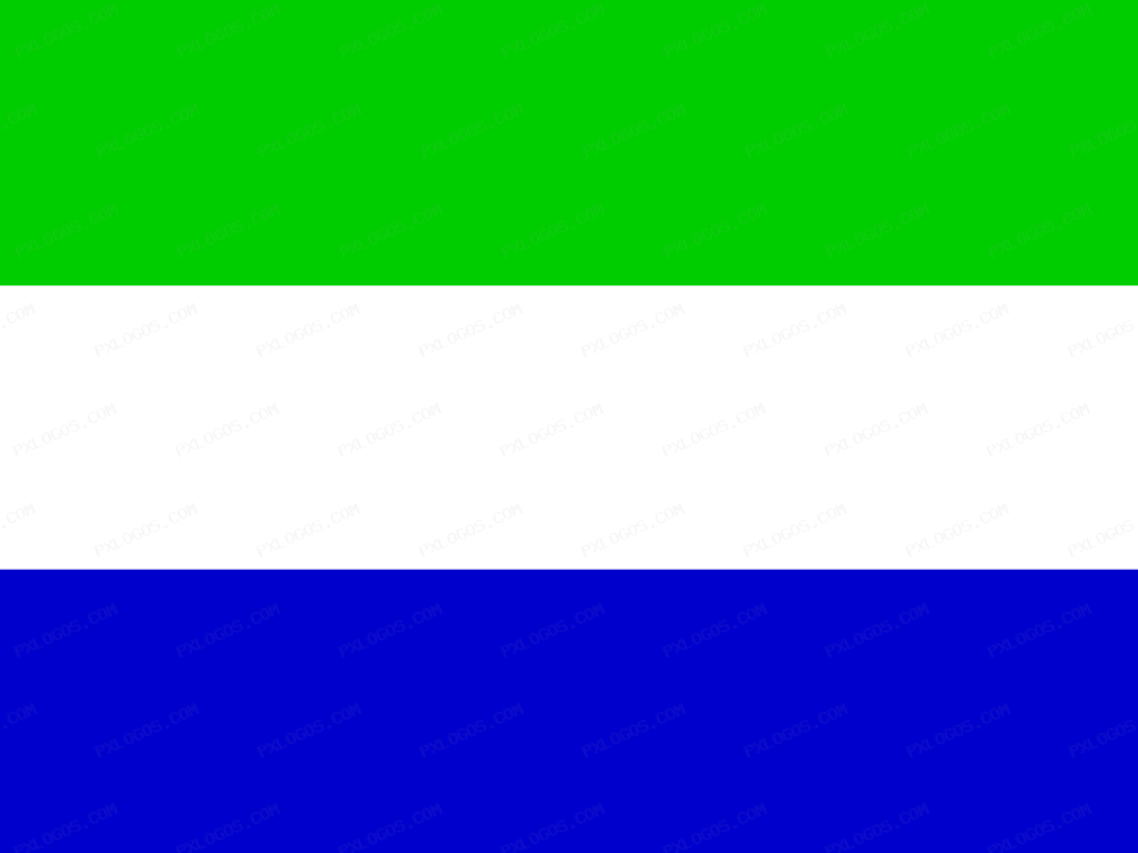 Flag Sierra Leone Logo PNG with transparent background