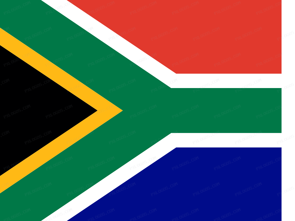 Flag South Africa Logo PNG with transparent background