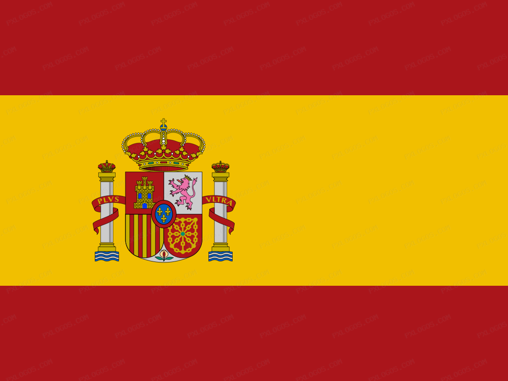 Flag Spain Logo PNG with transparent background