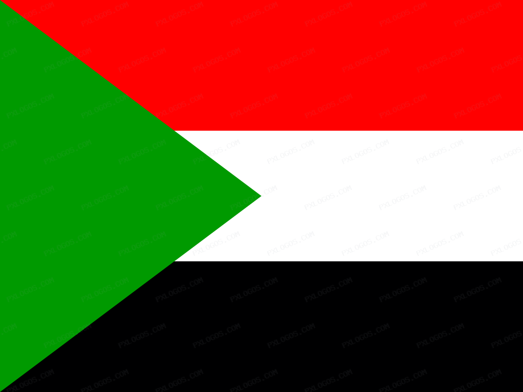 Flag Sudan Logo PNG with transparent background