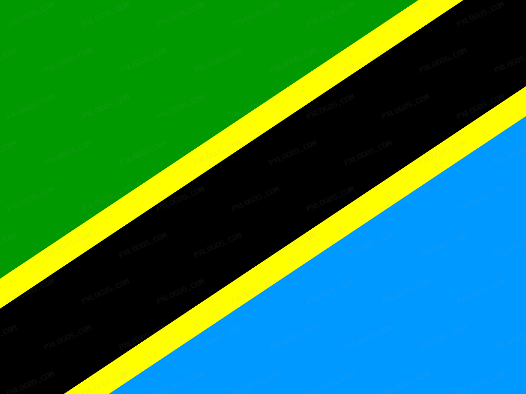 Flag Tanzania Logo PNG with transparent background