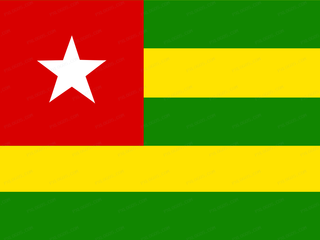 Flag Togo Logo PNG with transparent background