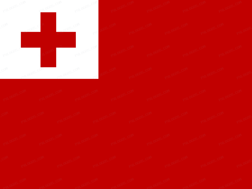 Flag Tonga Logo PNG with transparent background