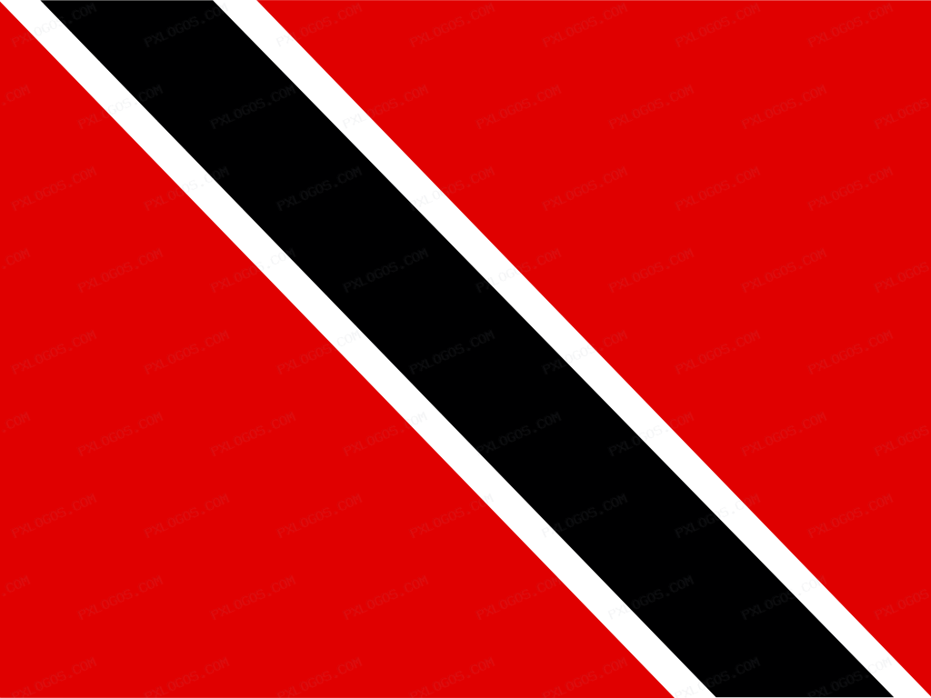 Flag Trinidad And Tobago Logo PNG with transparent background