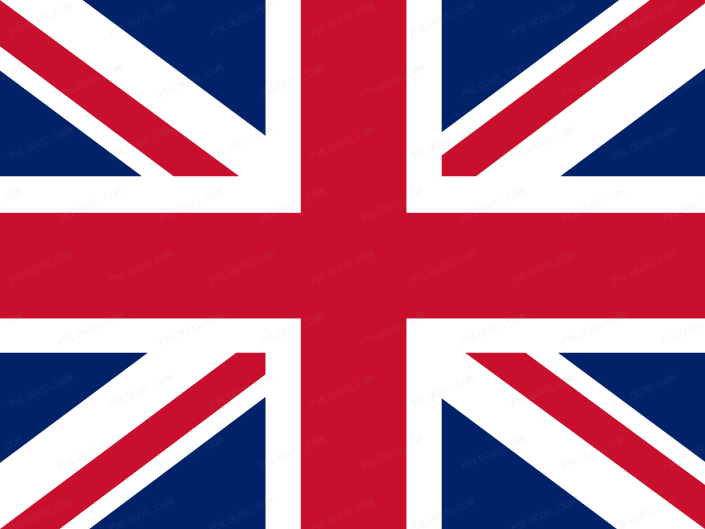 Flag United Kingdom Logo PNG with transparent background