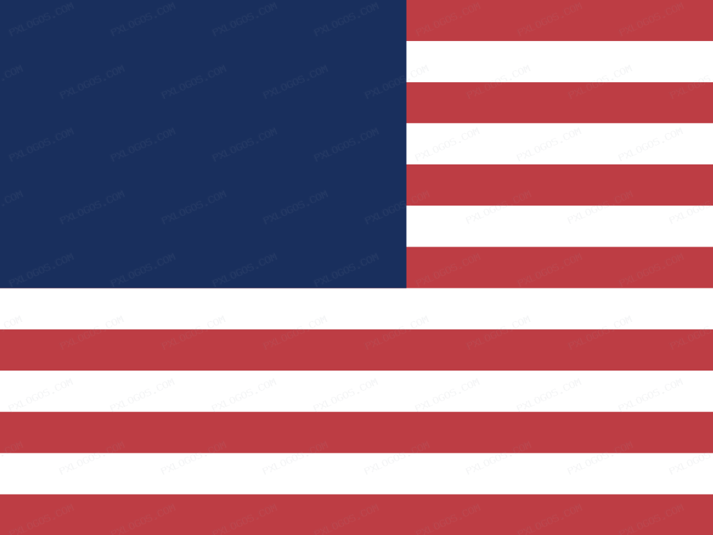 Flag United States Of America Logo PNG with transparent background