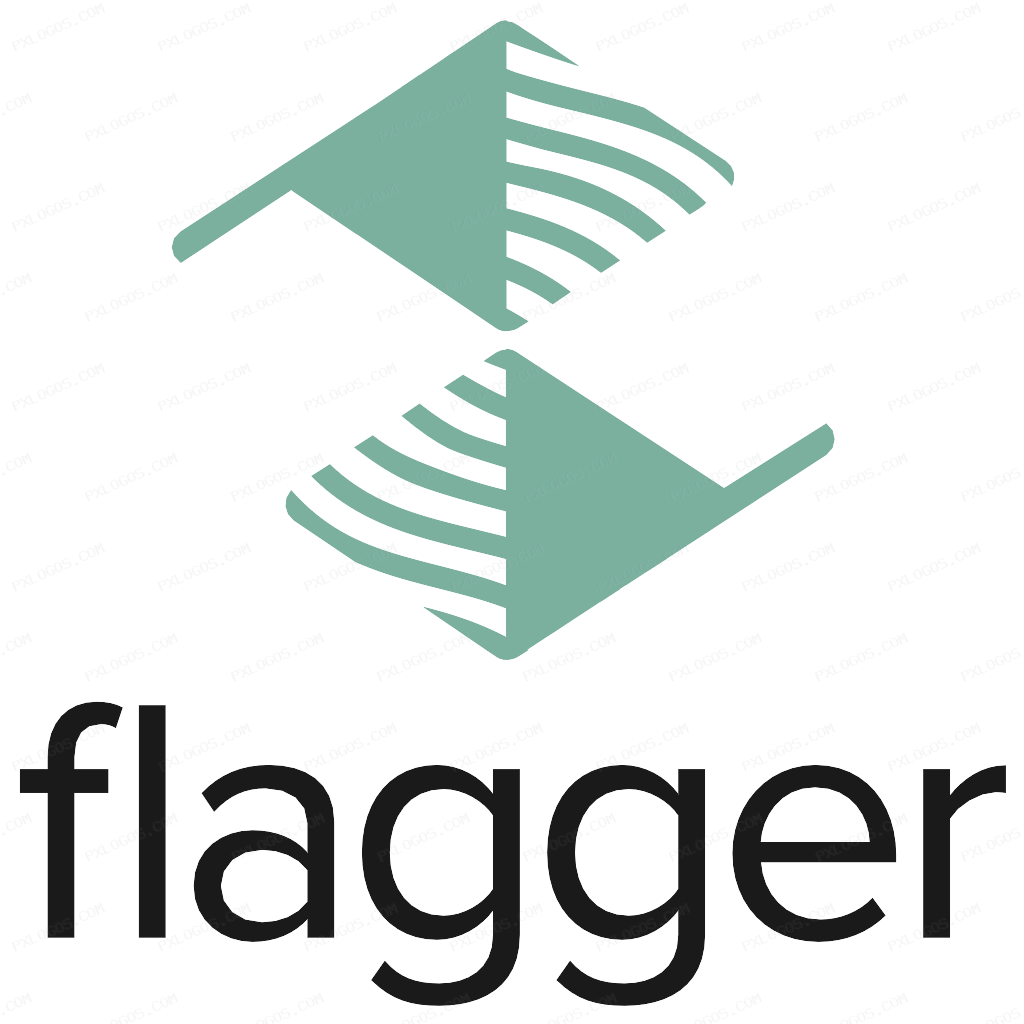 Flagger Logo PNG with transparent background